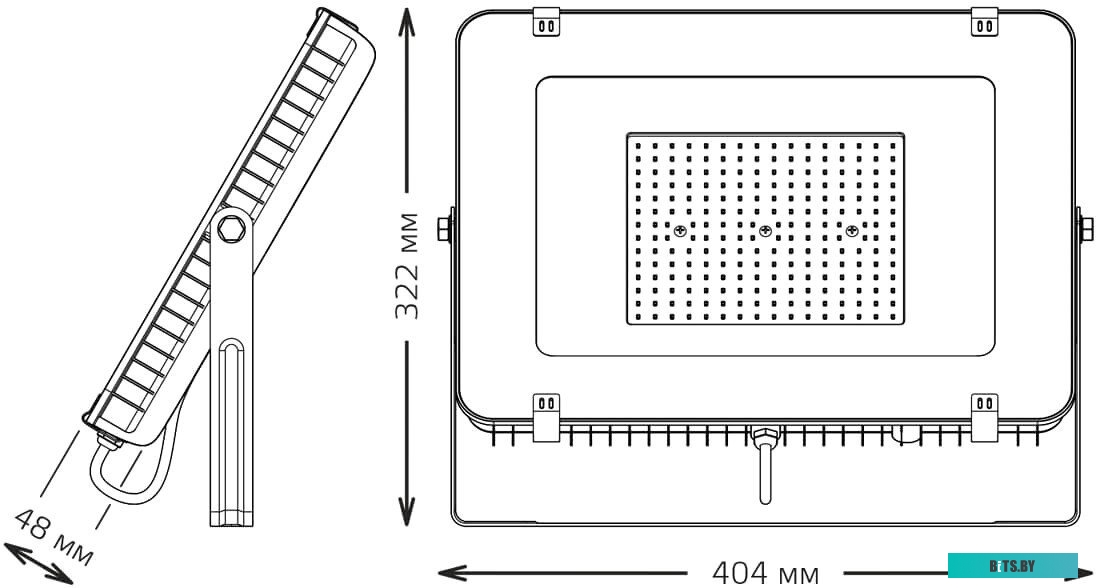 690511100 Прожектор уличный GAUSS 690511100, 100Вт
