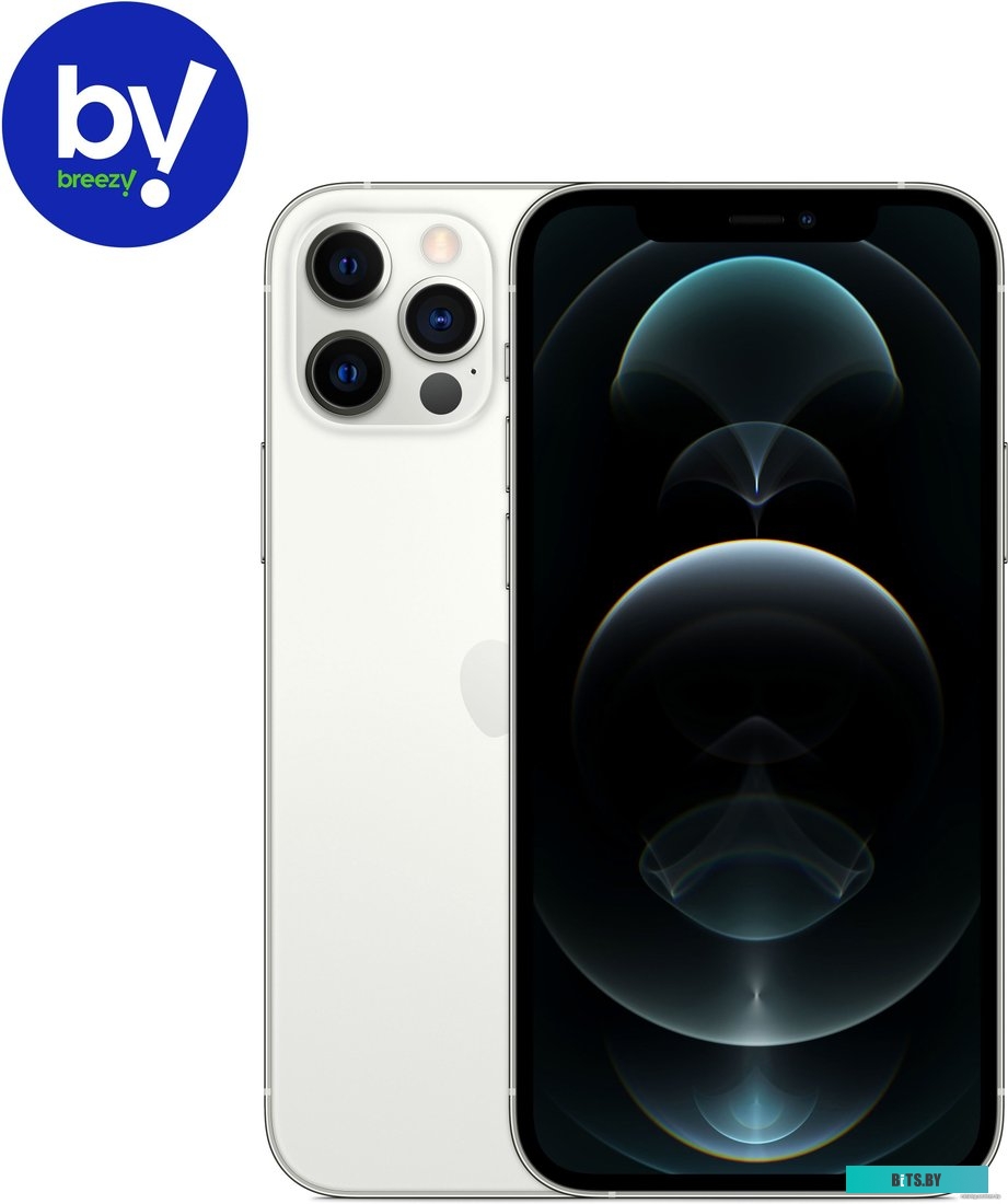 Apple iPhone 12 Pro 512GB Восстановленный by Breezy, грейд A (серебристый)