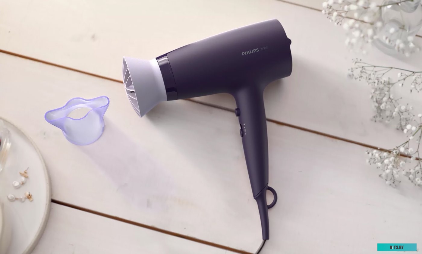 BHD340/10 Фен Philips BHD340/10, 2100Вт, фиолетовый