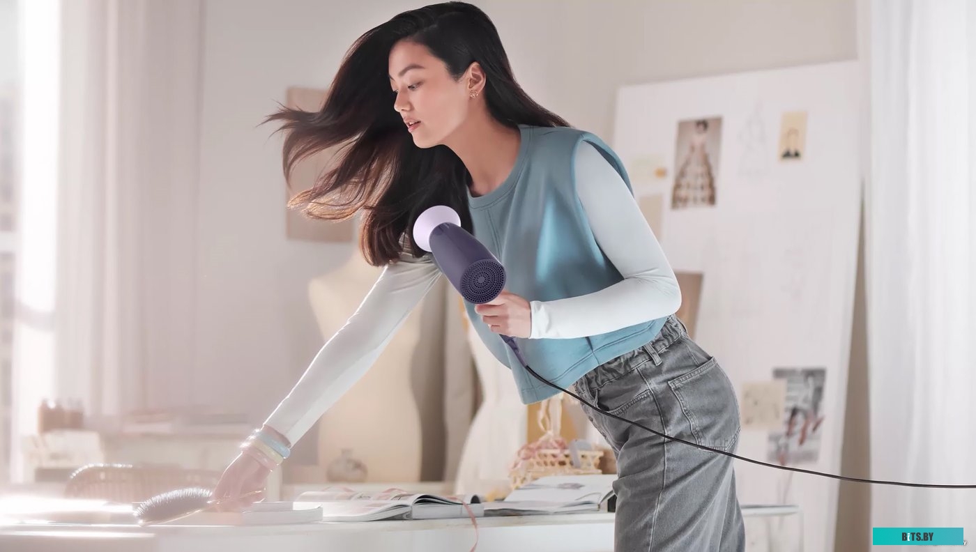 BHD340/10 Фен Philips BHD340/10, 2100Вт, фиолетовый