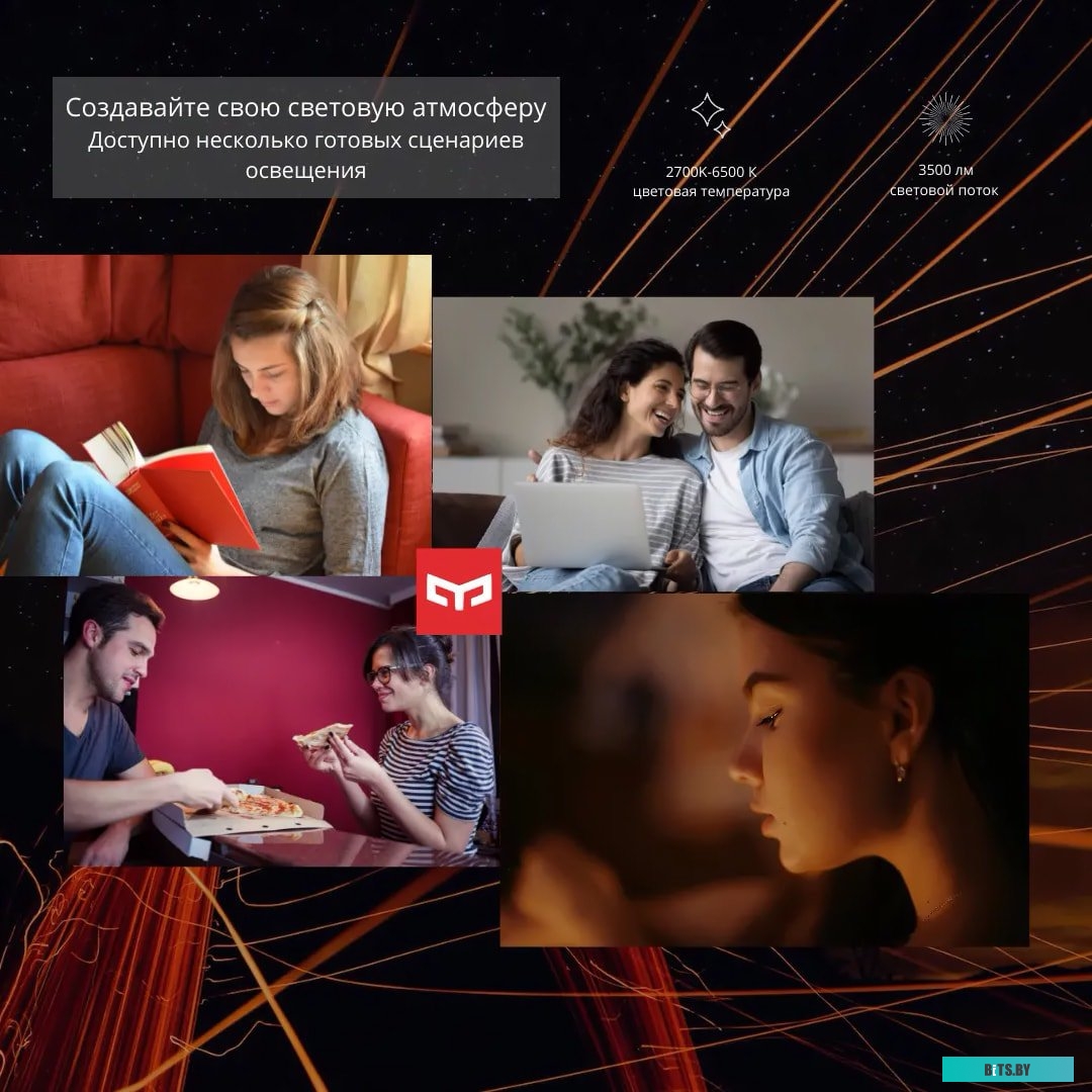 Люстра-тарелка Yeelight Ceiling Light A2001C550 YLXD031 (белый)