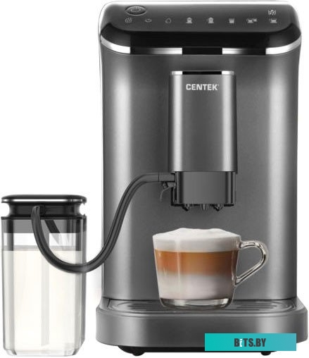 CT-1190 Кофемашина CENTEK CT-1190,  серый/черный