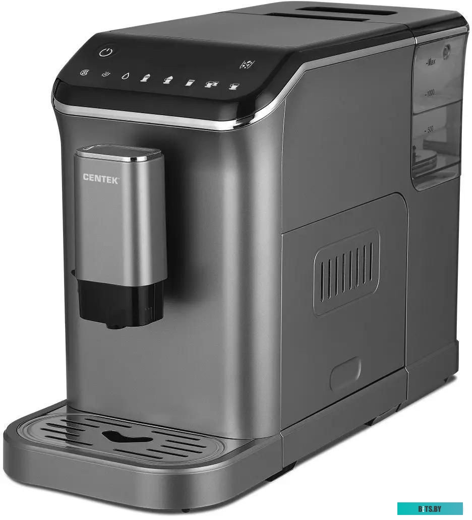 CT-1190 Кофемашина CENTEK CT-1190,  серый/черный
