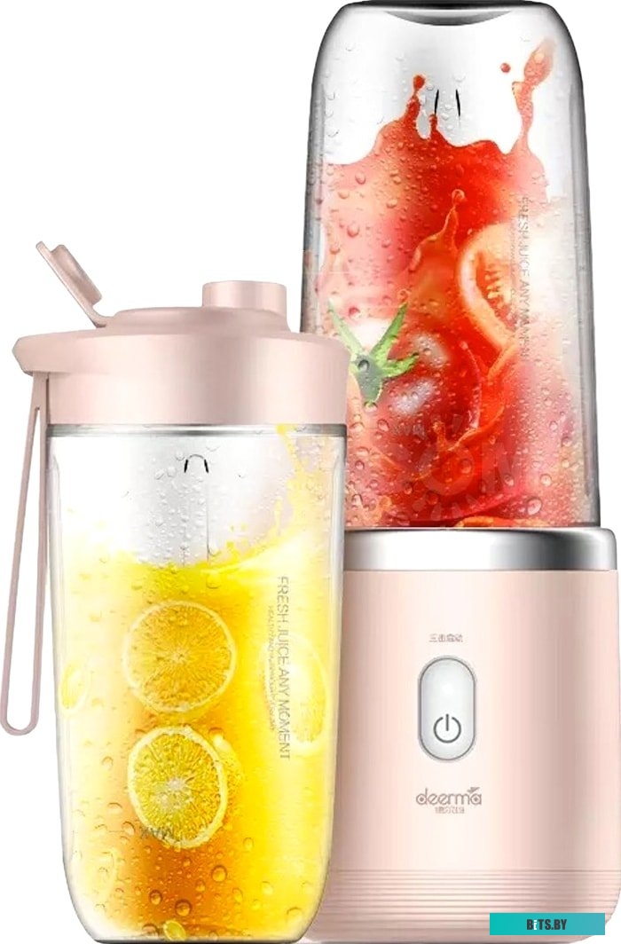 Портативный блендер Deerma DEM-NU05 Pink
