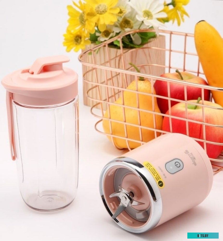 Портативный блендер Deerma DEM-NU05 Pink