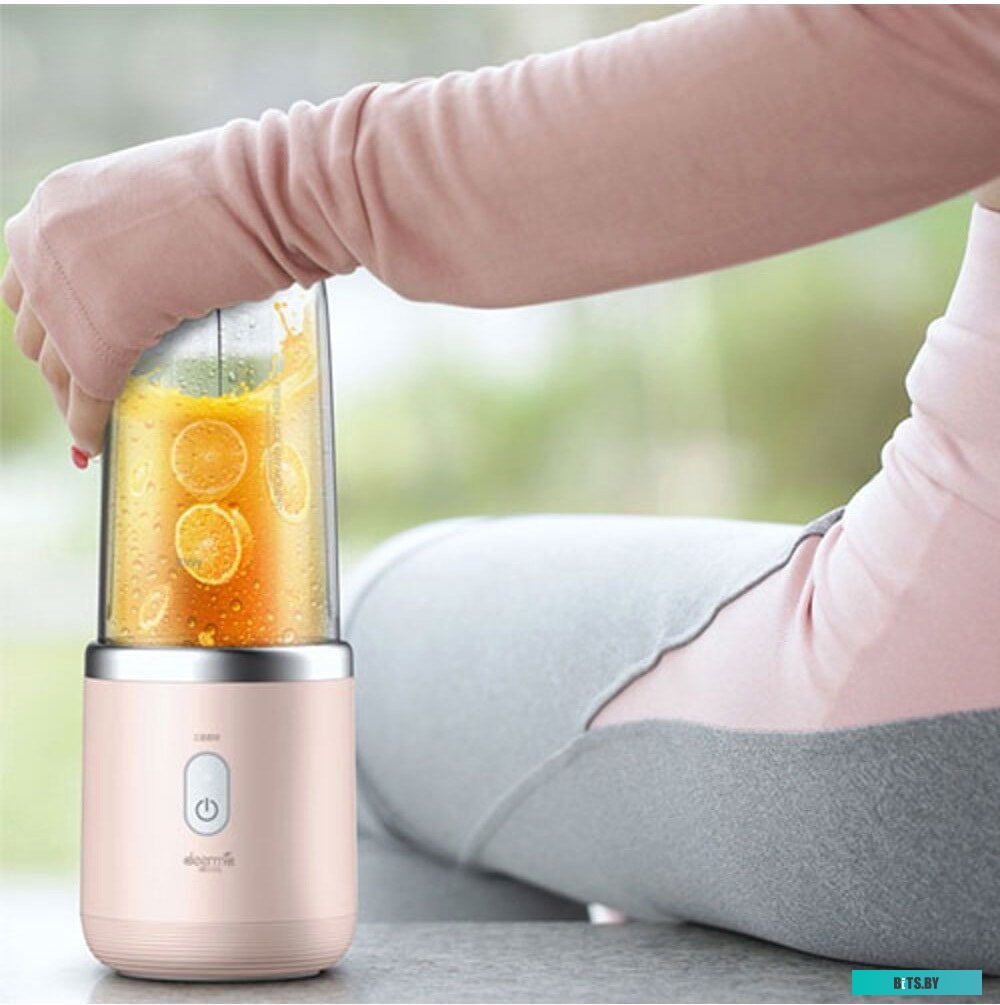 Портативный блендер Deerma DEM-NU05 Pink