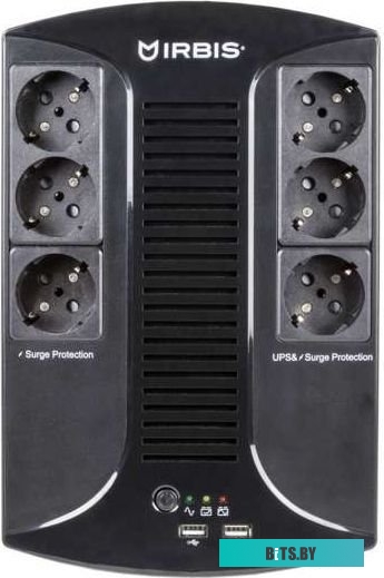 Источник бесперебойного питания (ИБП) IRBIS Personal plus 600VA/360W ISBR600E