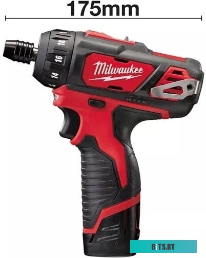 4933441900 Milwaukee M12 BD-202C 4933441900 (с 2-мя АКБ, кейс)