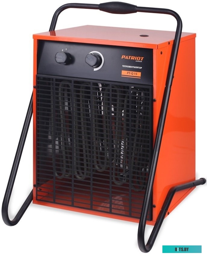 633307235 Тепловентилятор PATRIOT PT-Q15 [633307235] {Мощн. по ступеням 7.5/15.0 кВт, 380В, промышленная вилка на корпусе и ответная часть в комплекте