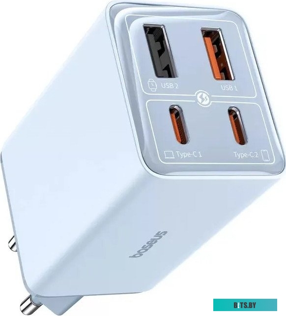 Сетевое зарядное устройство Baseus GaN6 Pro Fast Charger 2C+2U 65W