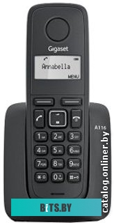 Радиотелефон Gigaset A116 (черный) <S30852-H2801-S301>
