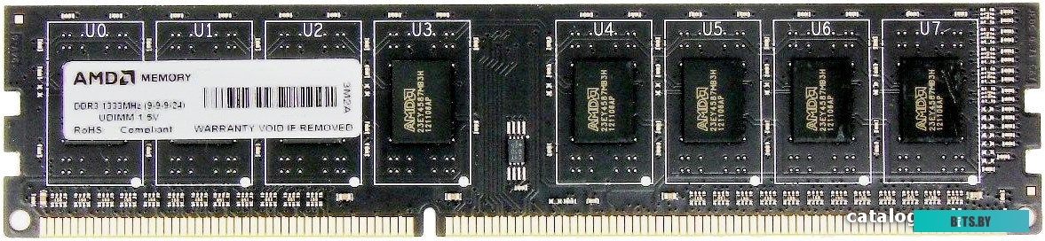Модуль памяти AMD Radeon Value 2GB DDR3 PC3-10600 (R332G1339U1S-UO)