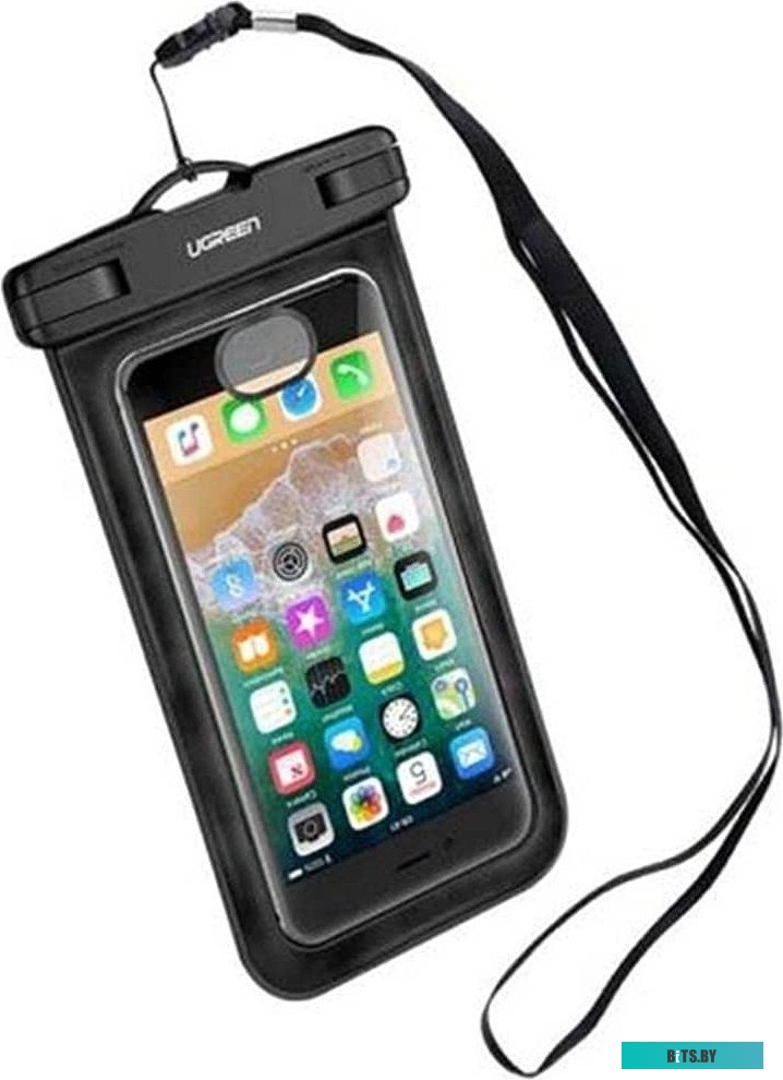 50919_ Чехол UGREEN LP186 (50919) Waterproof Case for Phone водонепроницаемый для телефона. Цвет: черный/прозрачный UGREEN LP186 (50919) Waterproof Ca