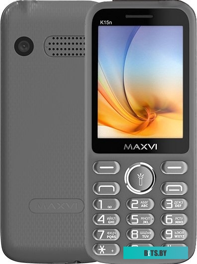 Мобильный телефон Maxvi K15n (серый)