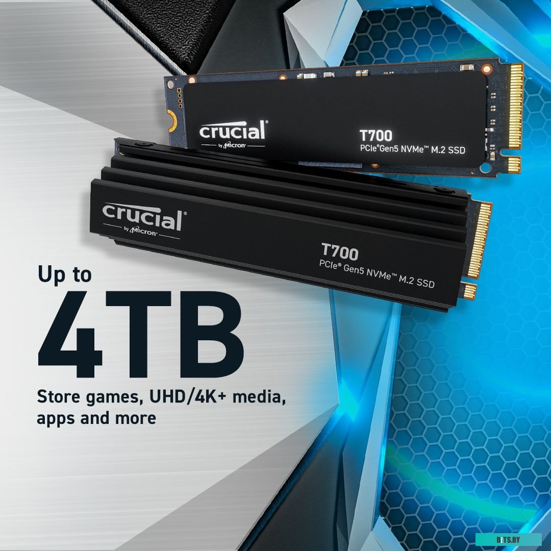 Внутренний твердотельный накопитель Crucial T700 CT1000T700SSD3