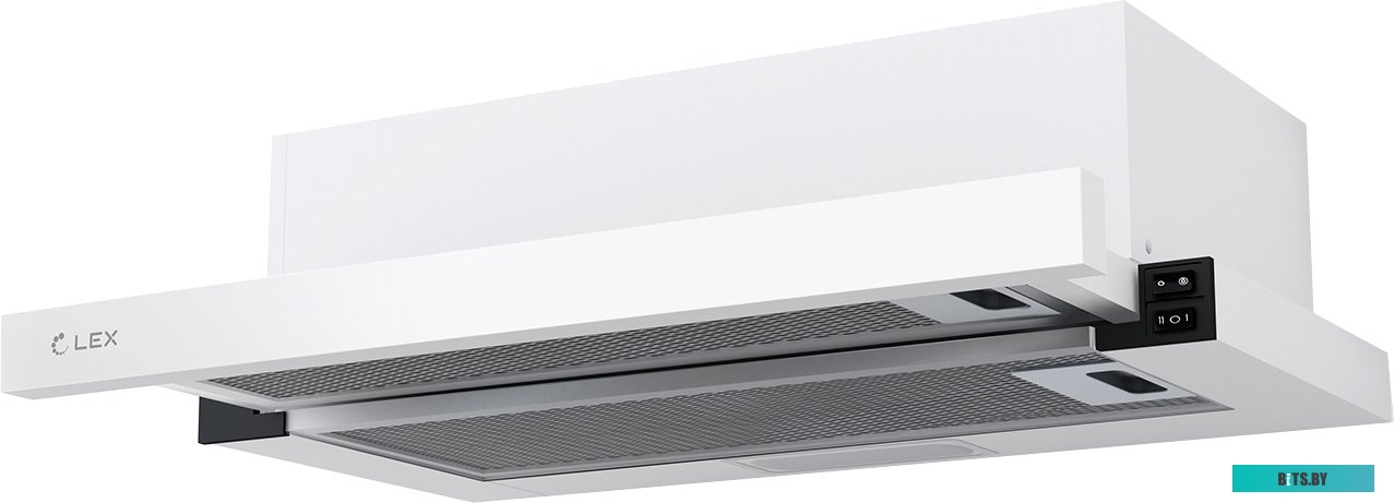 CHAT000031 Встраиваемая вытяжка LEX Hubble 600 WH, управление кнопочное, белый [chat000031]