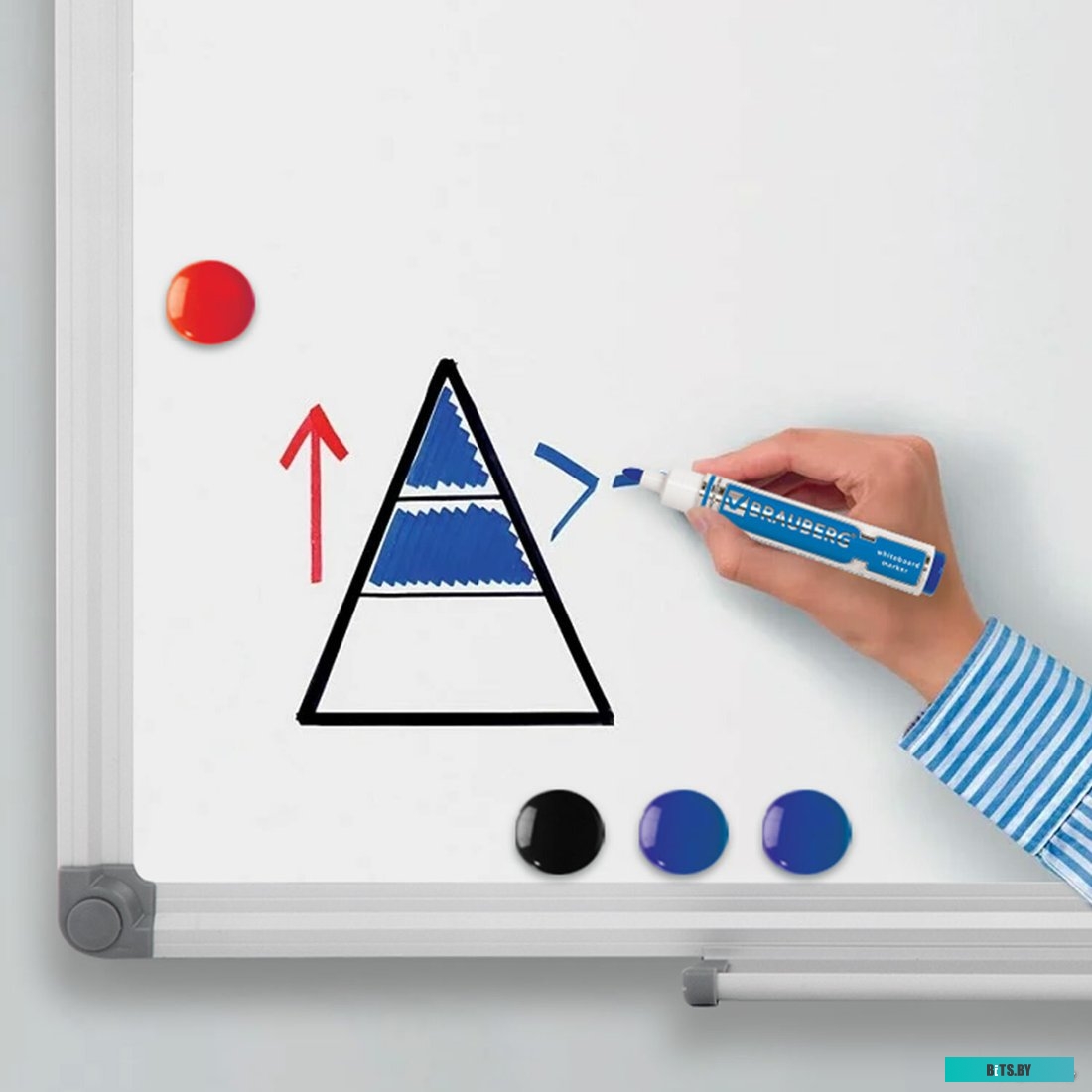 Магнитно-маркерная доска BRAUBERG Extra 237554