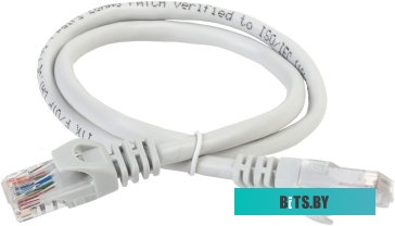 Кабель ITK RJ45 - RJ45 PC01-C5EU-10M (1 м, серый)