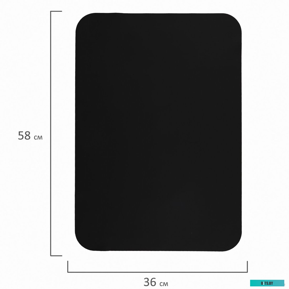 Маркерная доска BRAUBERG Fridge 237845 (черный)