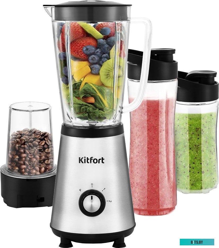 KT-1340-3 Блендер Kitfort KT-1340-3 (серебристый металлик)