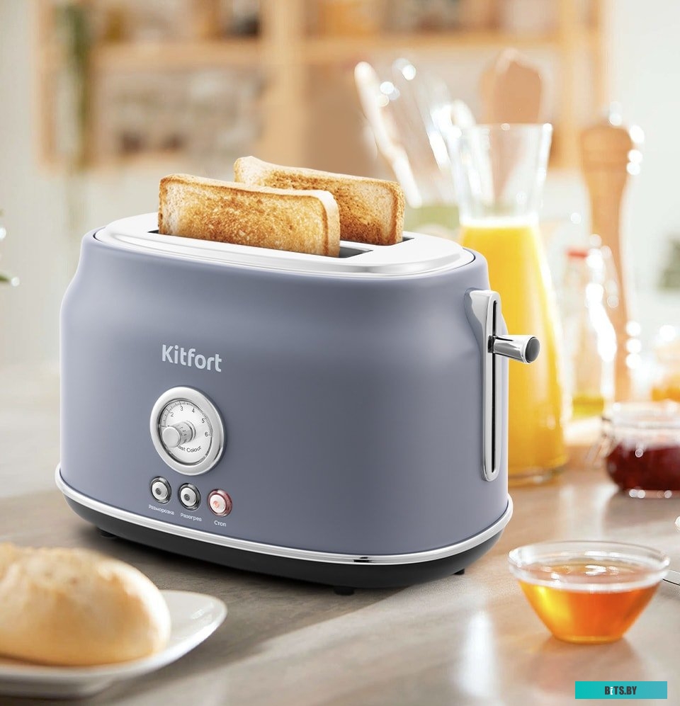 KT-2038-3 Тостер KITFORT KT-2038-3,  серый