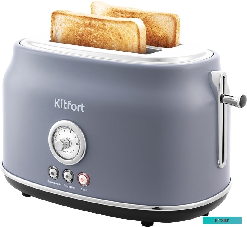 KT-2038-3 Тостер KITFORT KT-2038-3,  серый