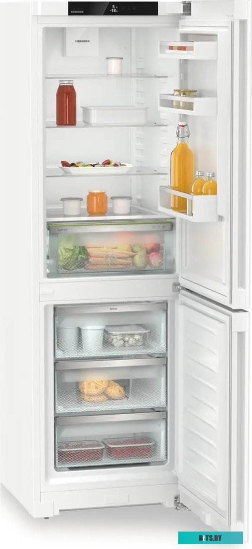 CNd 5204-22 001 Холодильники LIEBHERR/ Pure, EasyFresh, МК NoFrost, 4 контейнера МК, в. 185,5 см, ш. 60 см, улучшенный класс ЭЭ, внутренние ручки, бел