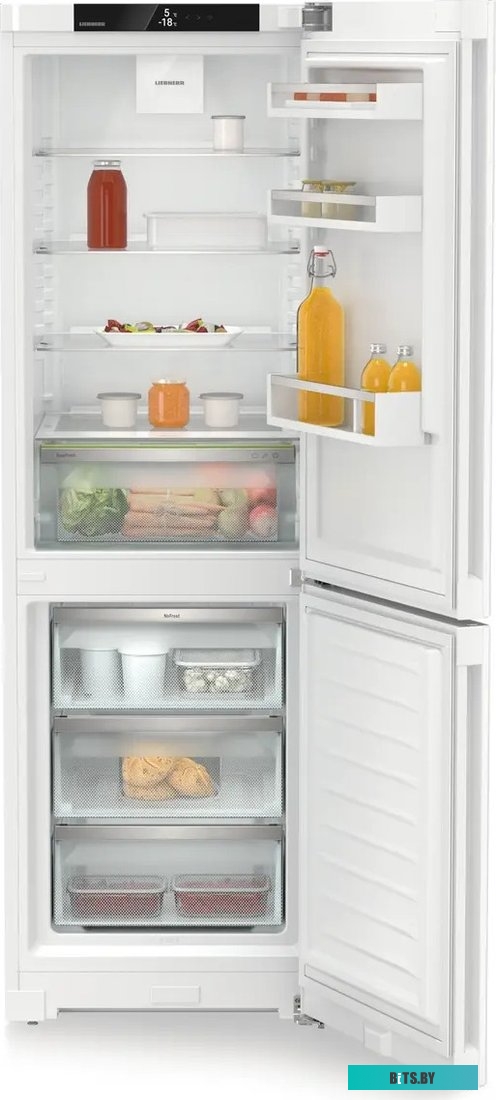 CNd 5204-22 001 Холодильники LIEBHERR/ Pure, EasyFresh, МК NoFrost, 4 контейнера МК, в. 185,5 см, ш. 60 см, улучшенный класс ЭЭ, внутренние ручки, бел