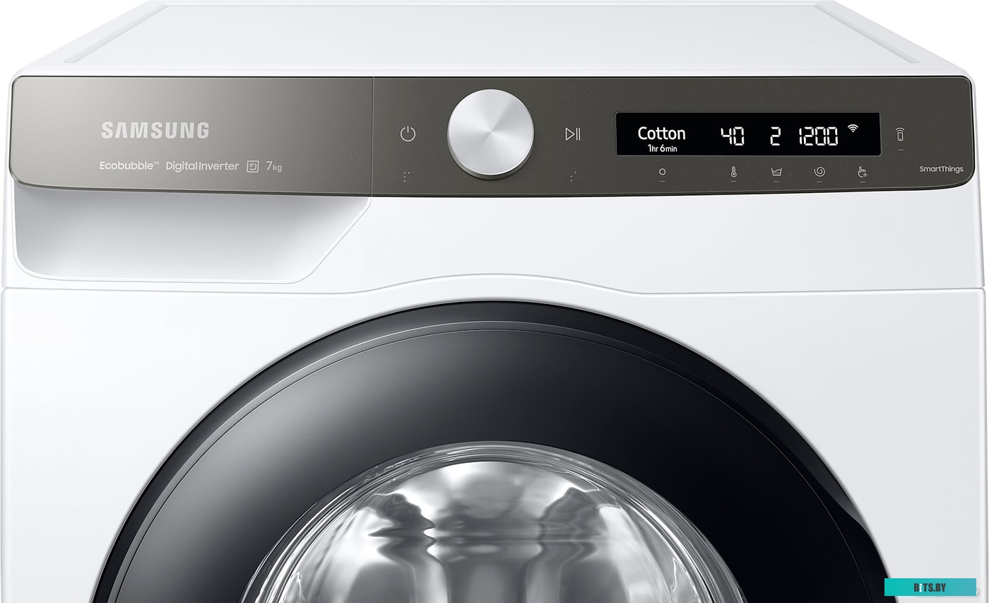 WW70AG6S23ATLP Стиральная машина Samsung WW70AG6S23ATLP, с фронтальной загрузкой, с паром, 7кг, 1200об/мин, инверторная