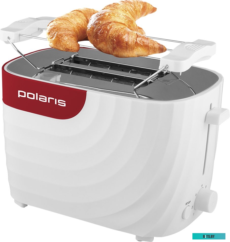 PET 0720 Тостер Polaris PET 0720,  белый/красный