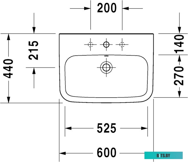 25196000 Вытяжка встраиваемая BO-4601 K6 25196000 GEFEST