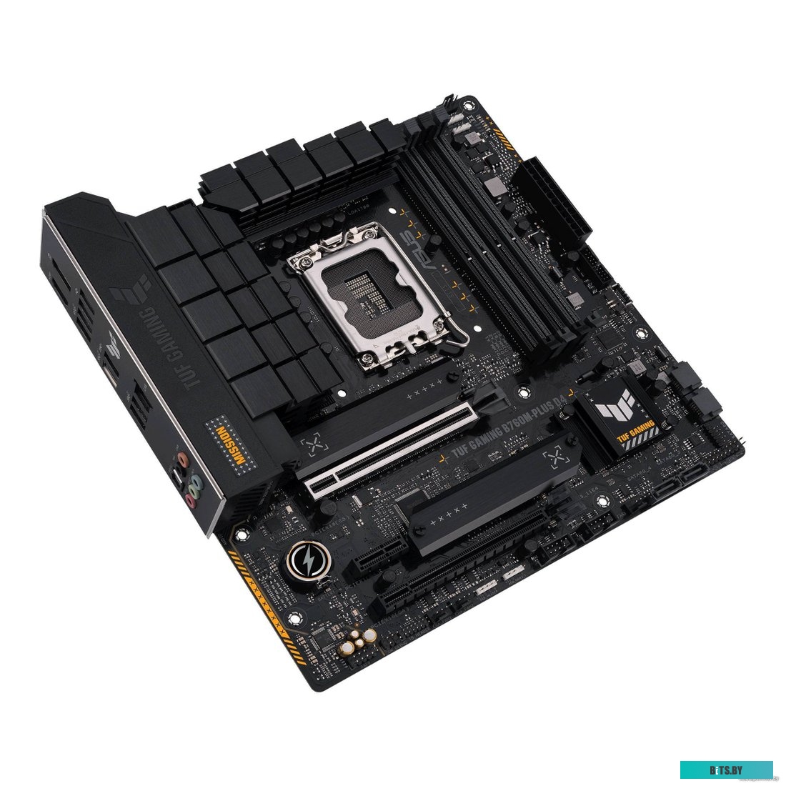 90MB1DI0-M0EAY0 Материнская плата mATX ASUS TUF GAMING B760M-PLUS D4 (LGA1700, B760, 4*DDR4 (5333), 4*SATA 6G RAID, 2*M.2, 3*PCIE, 2.5Glan, HDMI, DP, 