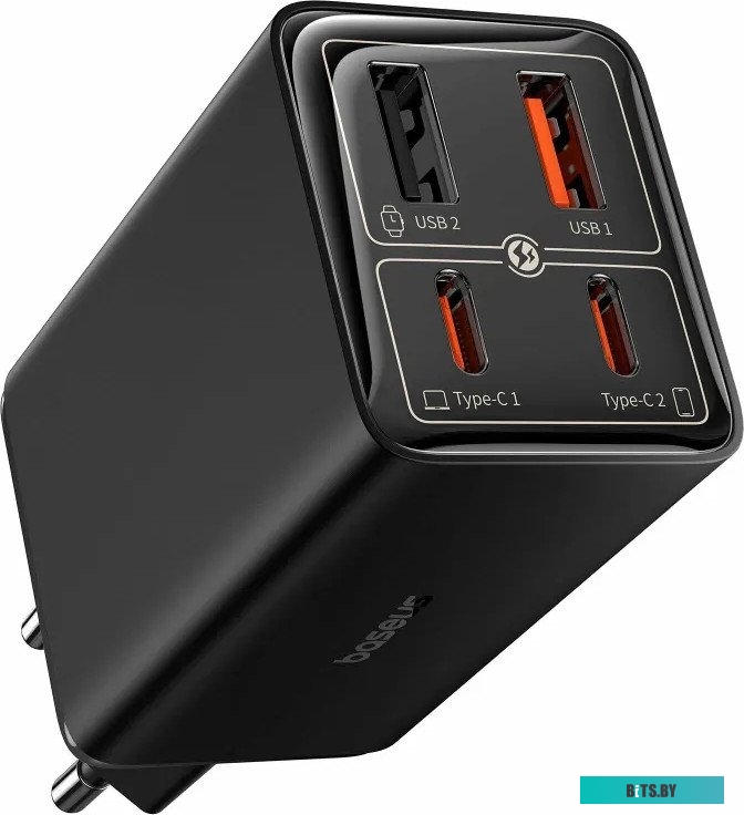 Зарядное устройство Baseus GaN6 Pro 2C+2U 65W P10162701113-00