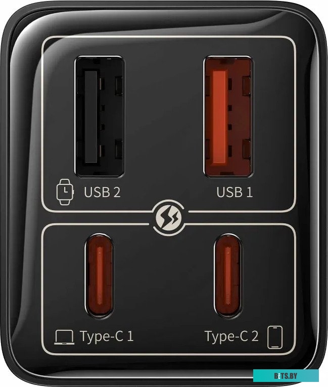 Зарядное устройство Baseus GaN6 Pro 2C+2U 65W P10162701113-00
