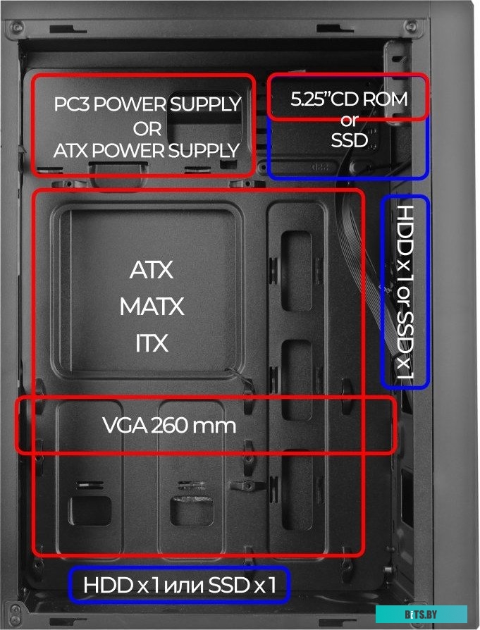 Корпус Ginzzu A400
