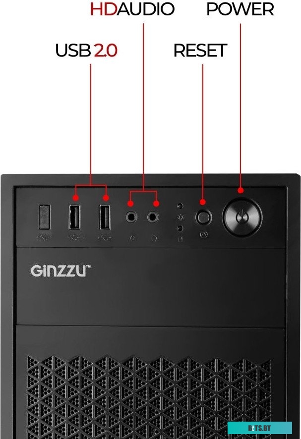 Корпус Ginzzu A400