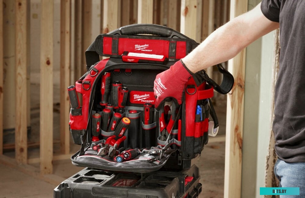 4058546484941 4932493623 Milwaukee Packout Closed Tote Tool Bag 4932493623