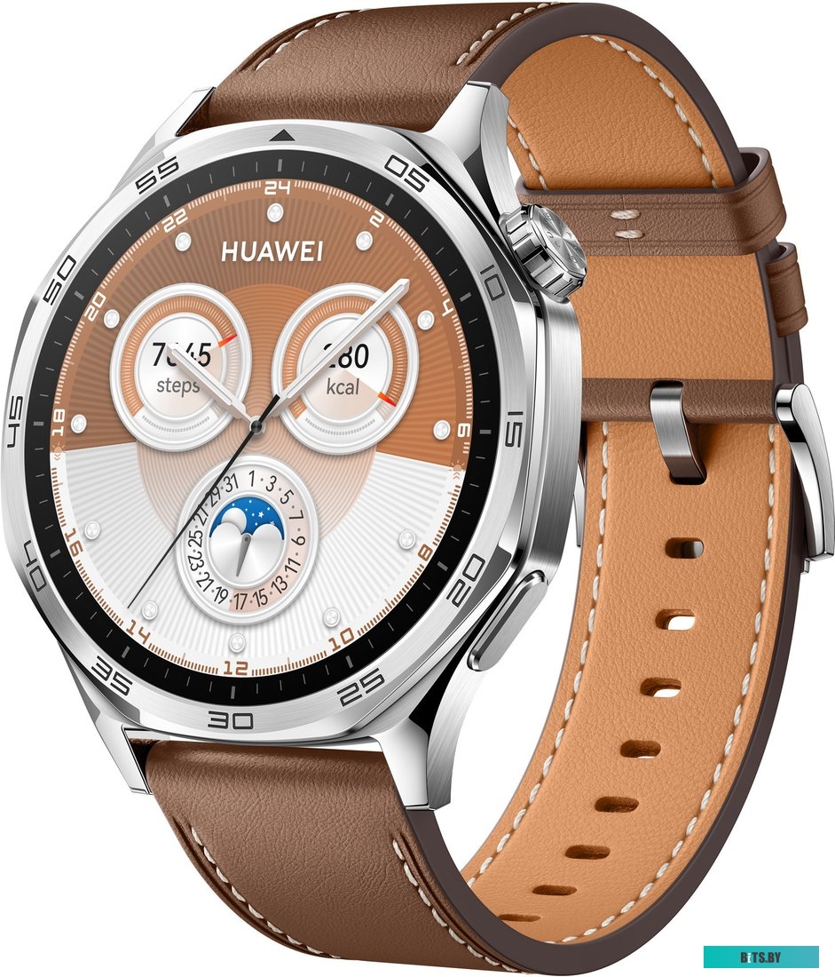 Умные часы HUAWEI WATCH GT 5 46 мм коричневый 55020DGK