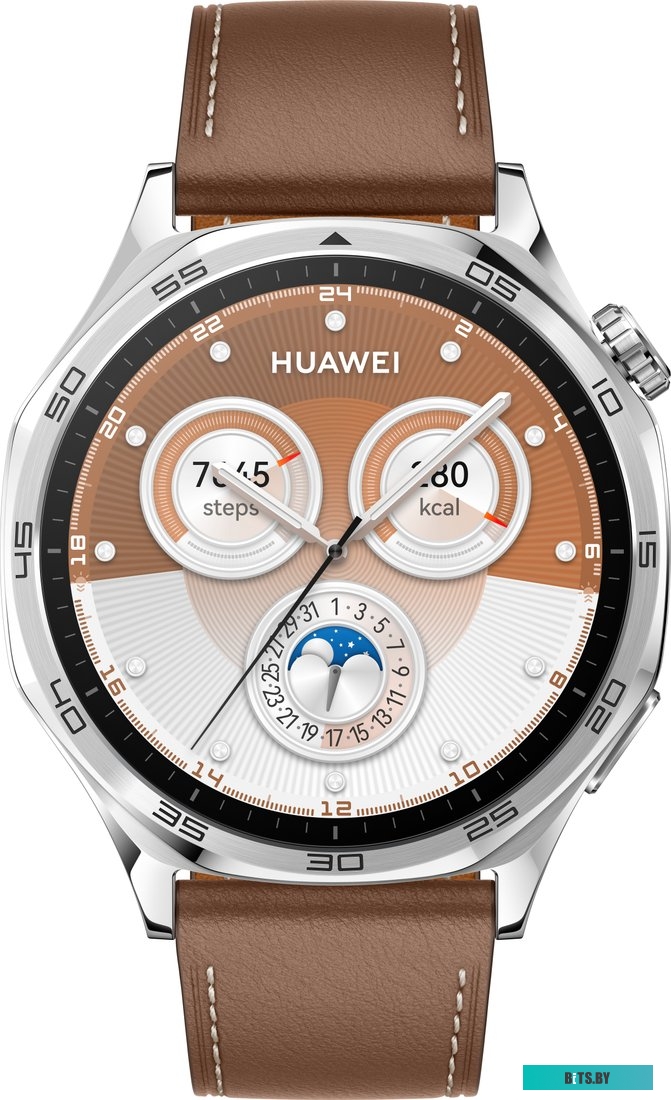 Умные часы HUAWEI WATCH GT 5 46 мм коричневый 55020DGK