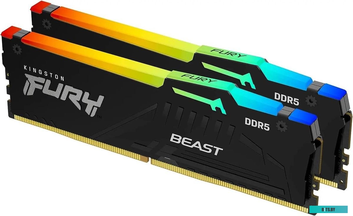 Оперативная память Kingston FURY Beast RGB 2x32ГБ DDR5 6000 МГц KF560C30BBEAK2-64