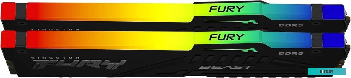 Оперативная память Kingston FURY Beast RGB 2x32ГБ DDR5 6000 МГц KF560C30BBEAK2-64