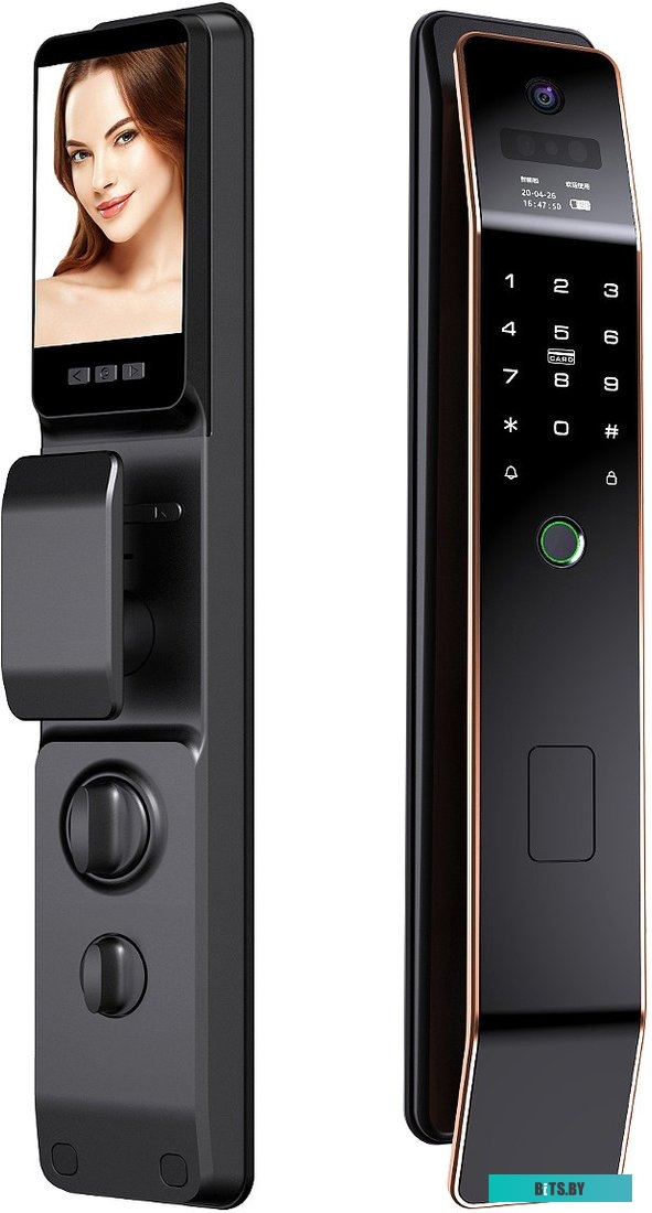 3D face-1 Roome Tuya 3D face intercom Lock 3D face-1 (черный)