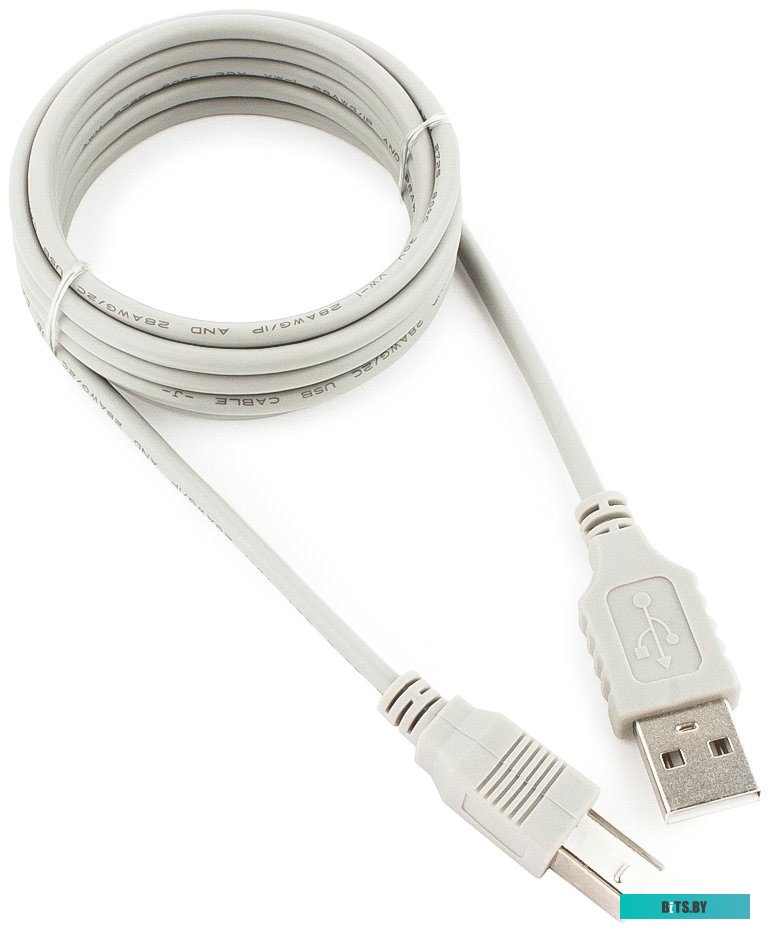 CC-USB2-AMBM-6-N Cablexpert CC-USB2-AMBM-6-N || Кабель USB 2.0 Gembird/Cablexpert Pro gray (1.8м, AM/BM, пакет) (CC-USB2-AMBM-6-N)