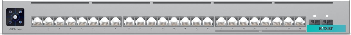 Коммутатор Ubiquiti USW-Pro-Max-24 24-port, Layer 3 Etherlighting™ switch with 2.5 GbE. USW-Pro-Max-24