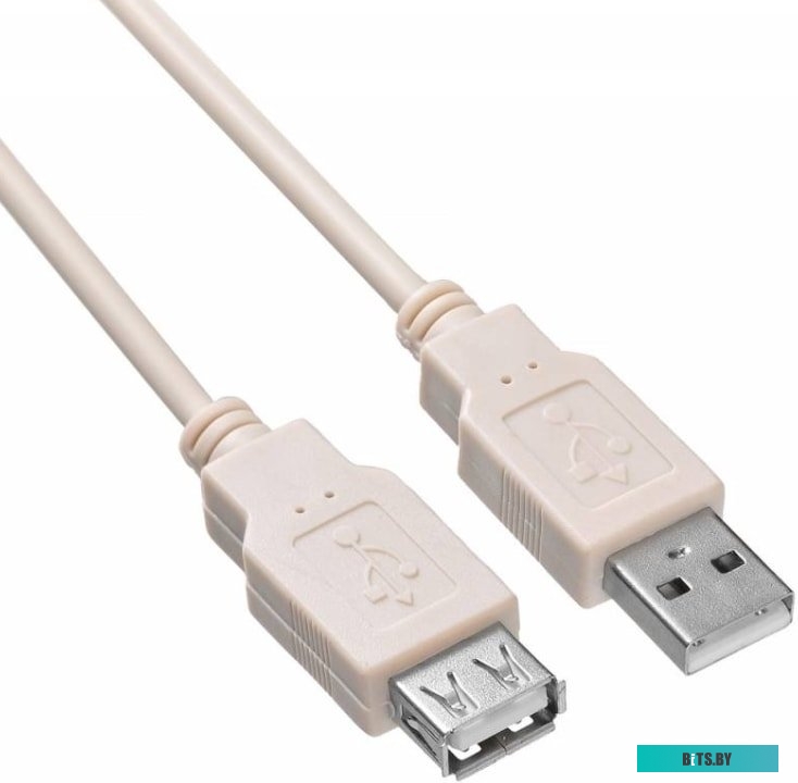 USB2.0-AM-AF-1.8M-MG Кабель-удлинитель USB2.0  USB2.0-AM-AF-1.8M-MG,  USB A(m) -  USB A(f),  ферритовый фильтр ,  1.8м,  серый