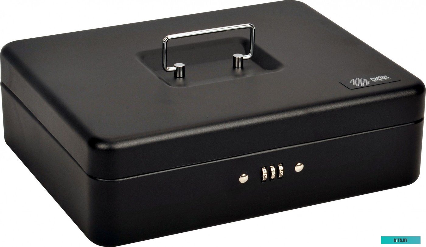 CS-DCB-004 Ящик для денег без номинала Cactus CS-DCB-004 90x300x240 графитовый сталь 1.76кг