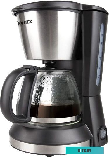 VT-1506 Кофеварка Vitek VT-1506,  капельная,  черный  / серебристый