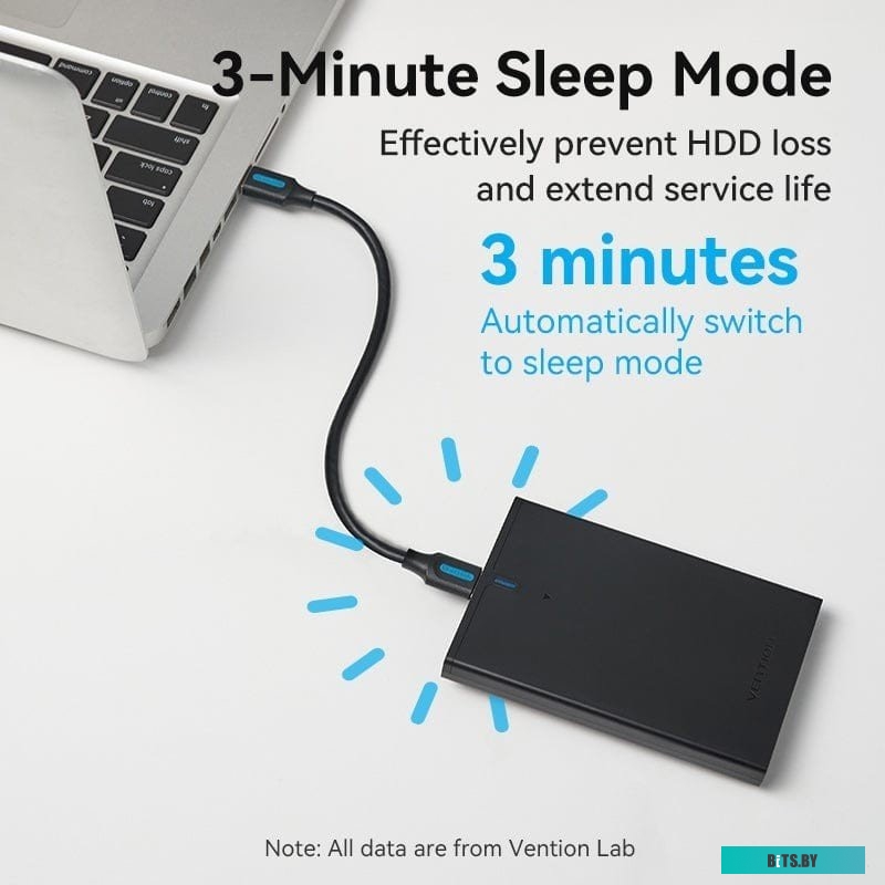 Внешний корпус для HDD/SSD VENTION KPAB0 2.5"