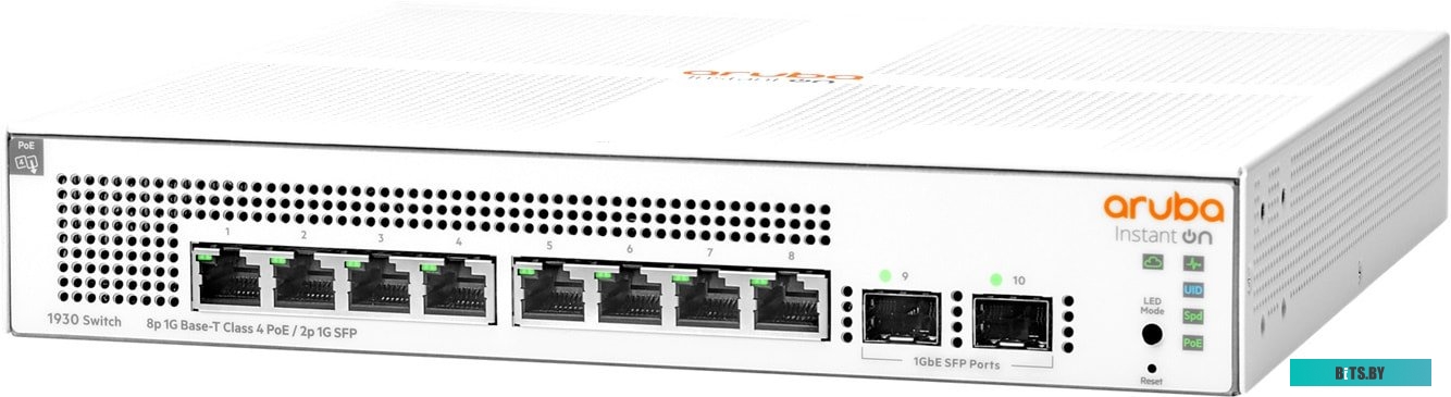 Коммутатор HPE Aruba Instant On 1930 8G Class4 PoE 2SFP 124W Switch JL681A
