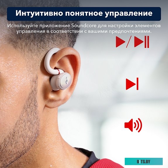 Наушники (Гарнитура) Anker SoundCore Sport X10 (белый) <A3961G21>